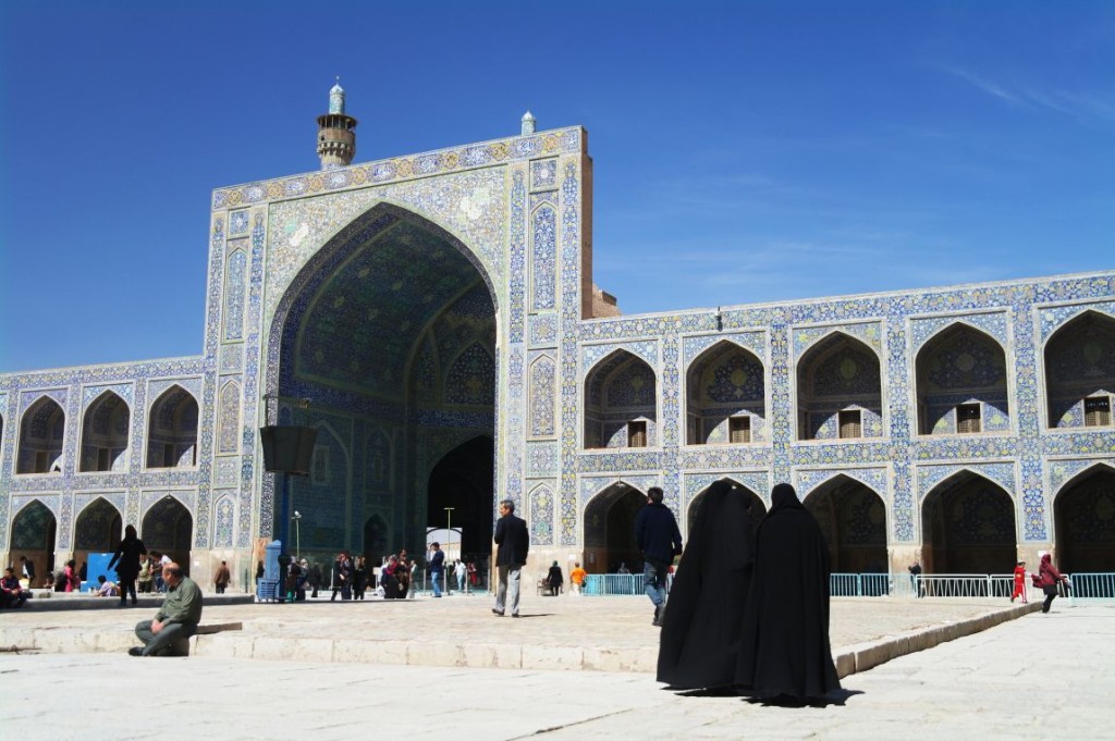 Jedna z mešit na Imámově náměst�