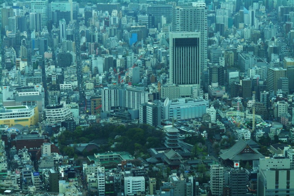 Výhled na Asakusu
